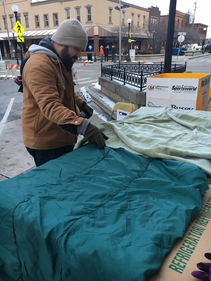 Sleeping Outside In A Cardboard Box: Raising Awareness For The Homeless
